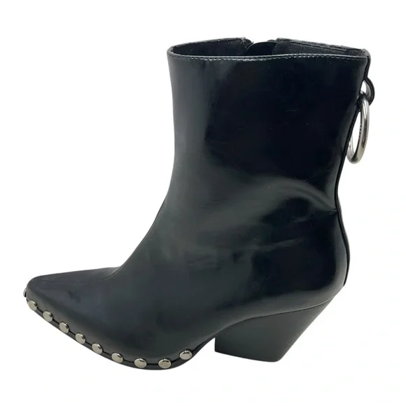 {Jeffery Campbell} Walton Vegan Studded Booties - Picture 6 of 16